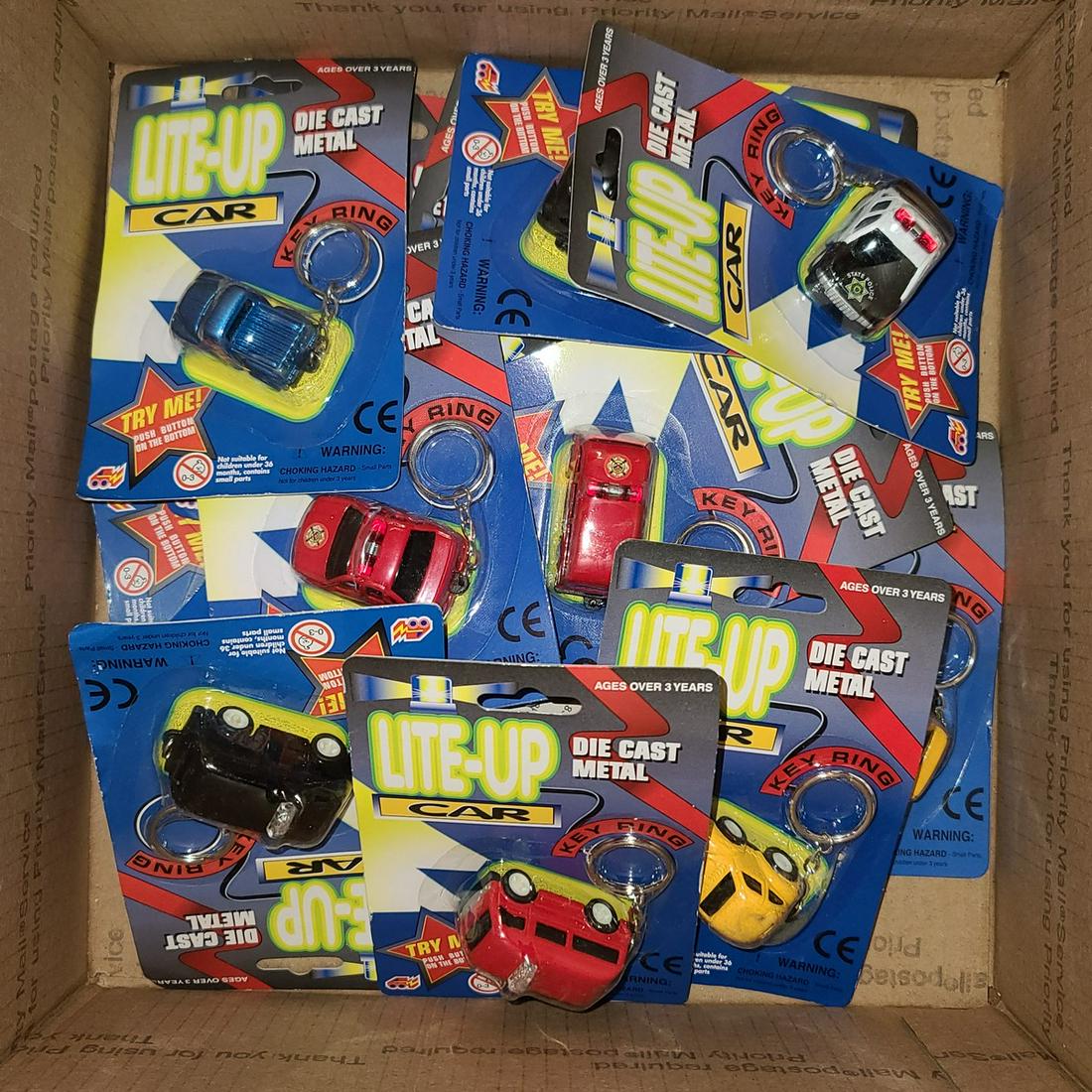 New Light Up Die Cast Car Truck Keychains: New Light Up Die Cast Car Truck Keychains