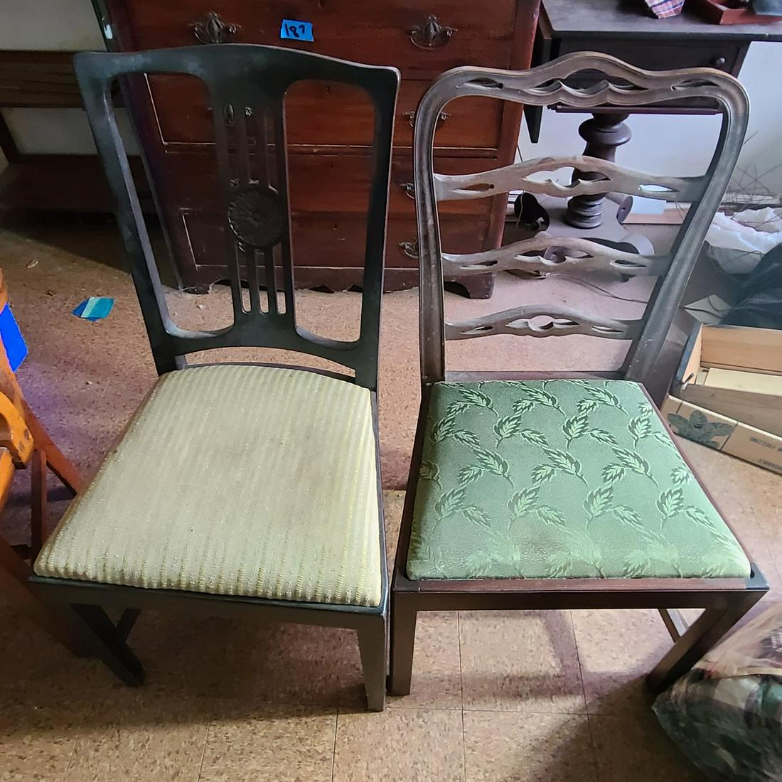 2 vintage wood chairs (1 of 1)