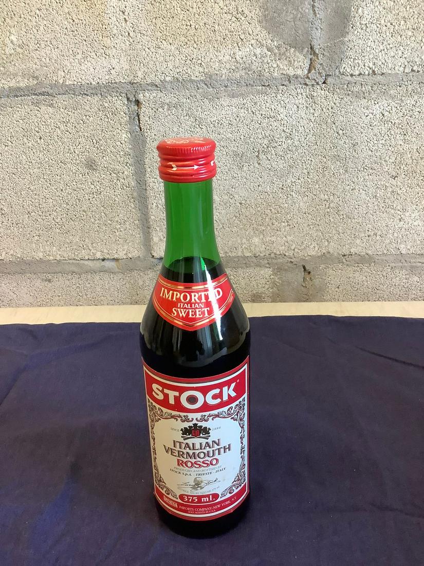 Stock Italian Vermouth Rosso 375ml Bottle: Stock Italian Vermouth Rosso 375ml Bottle