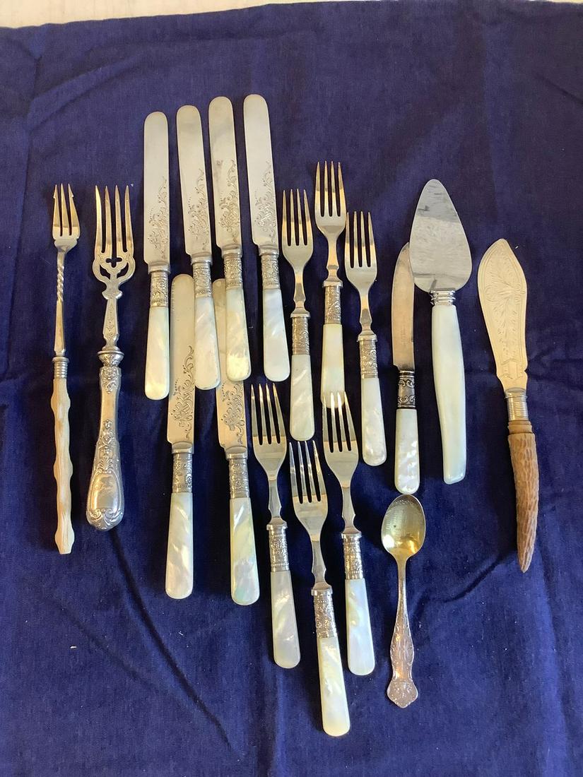 Lot of Stainless Steel Sheffield England Flatware and (1 of 1)
