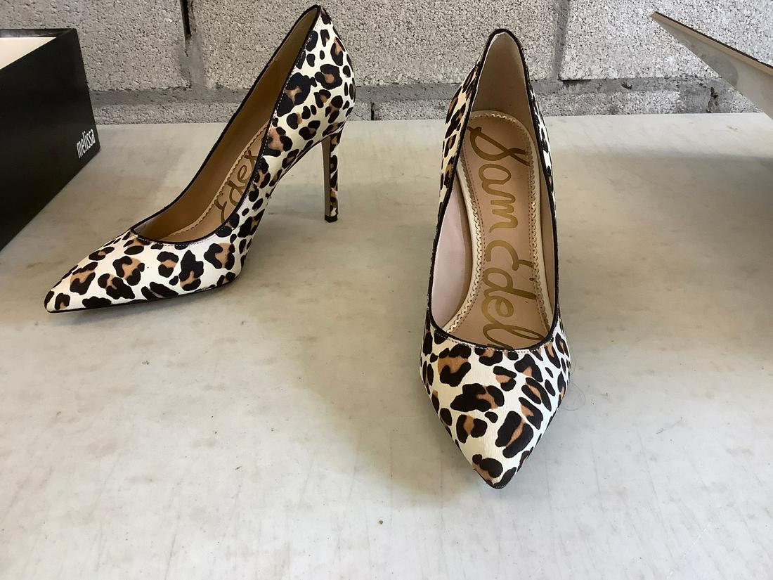 Sam Edelman Leopard Print Heel Size 9 (1 of 1)