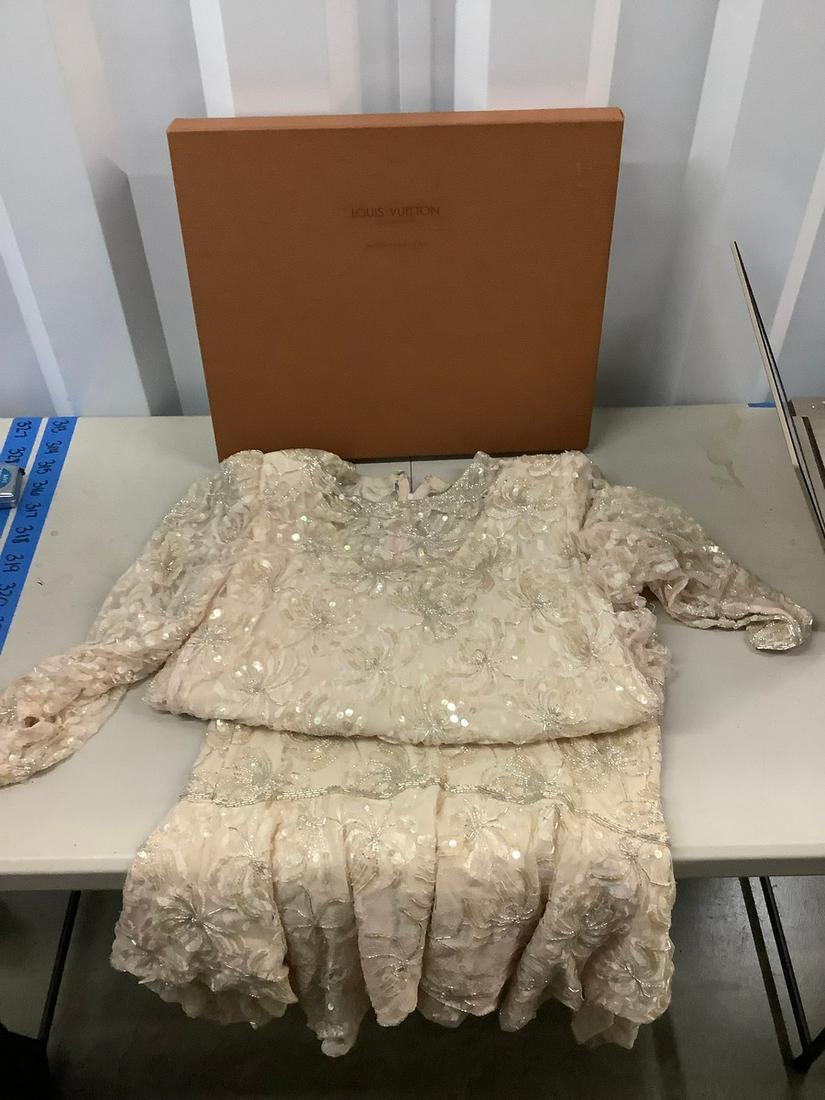 Louis Vuitton custom made dress (1 of 1)