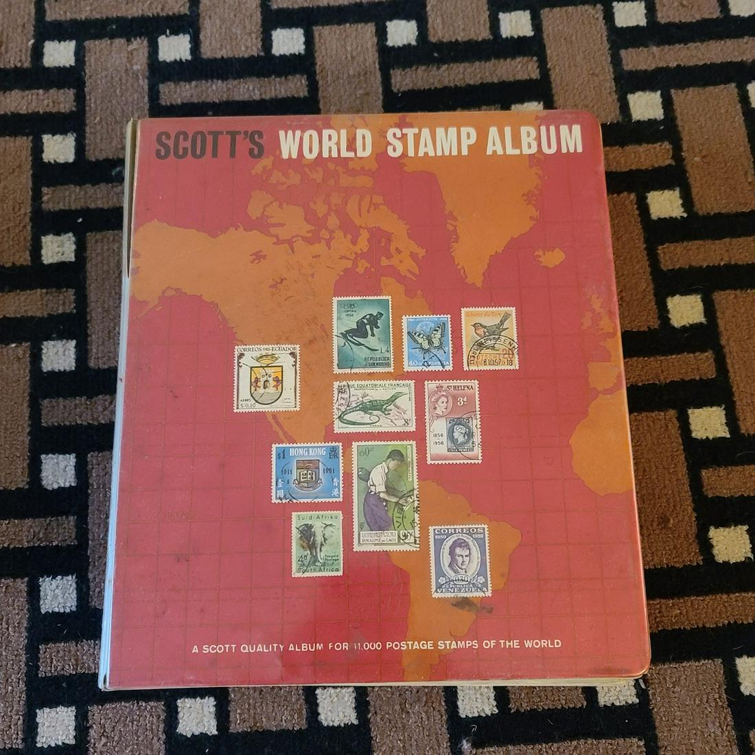 Scotts Moderns world stamp album Red cover (1 of 2)
