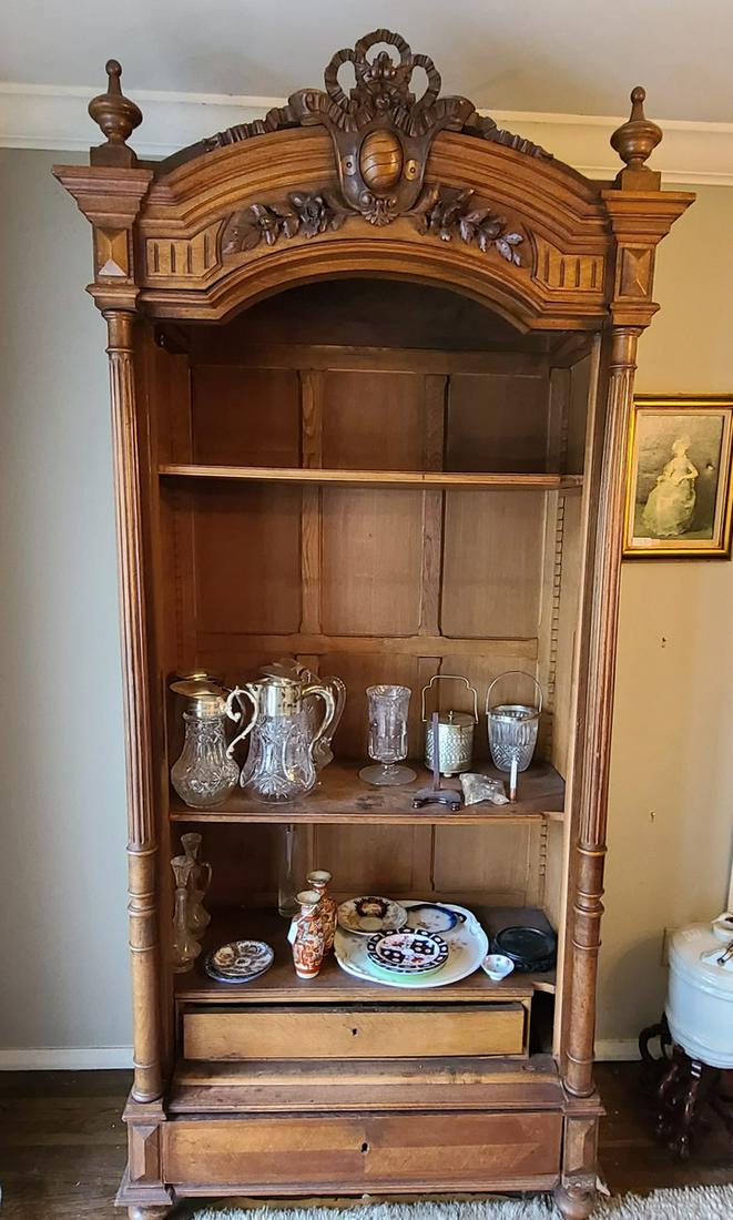 Antique french armoire w/doors pictured seperate (1 of 3)