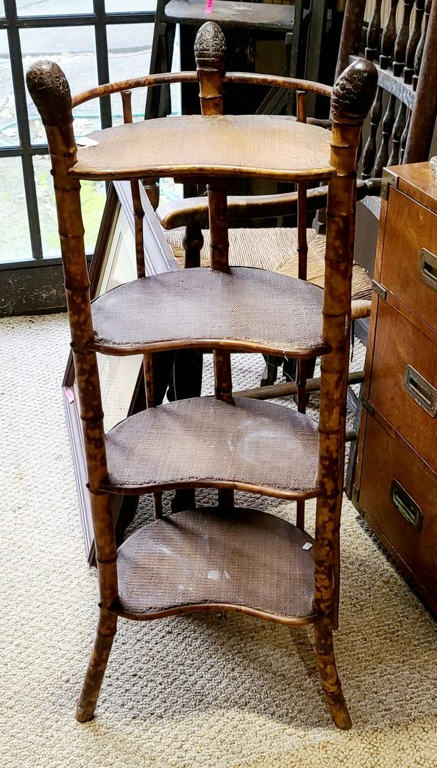 Victorian Bamboo Shelf 41x16x11 (1 of 1)