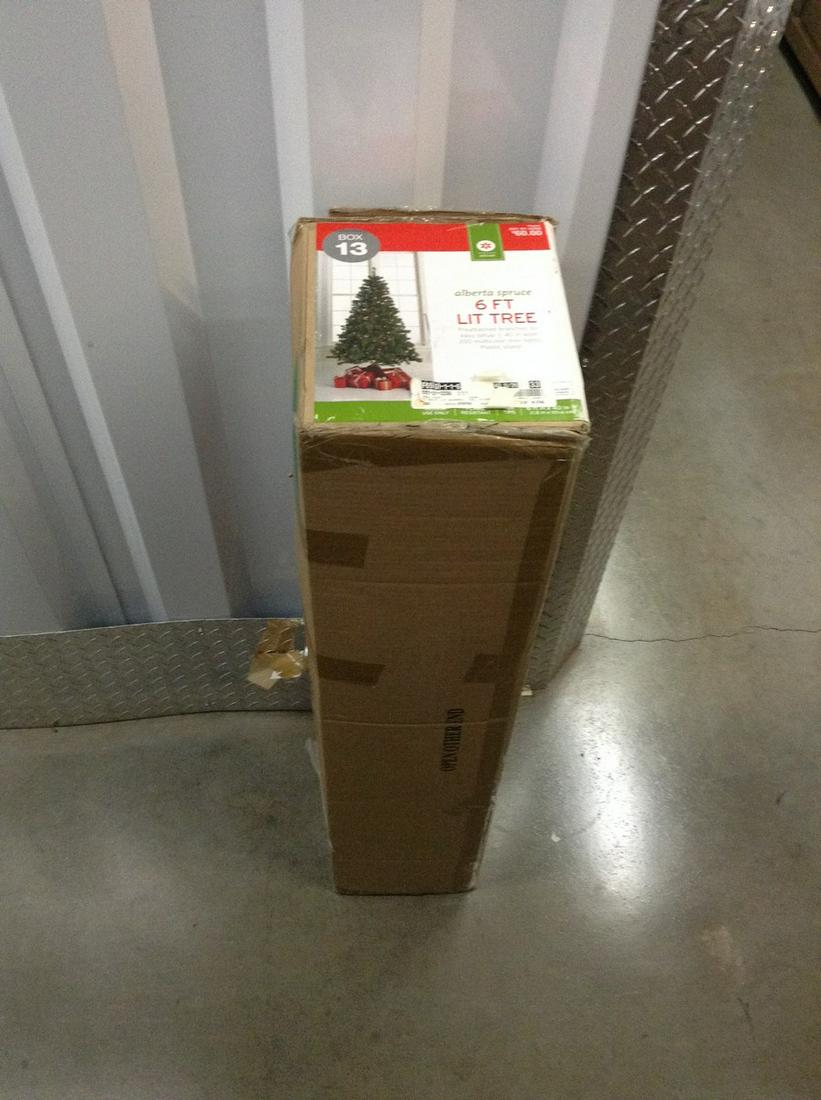 6 ft. albeertus spruce pre lighted christmas tree (1 of 1)