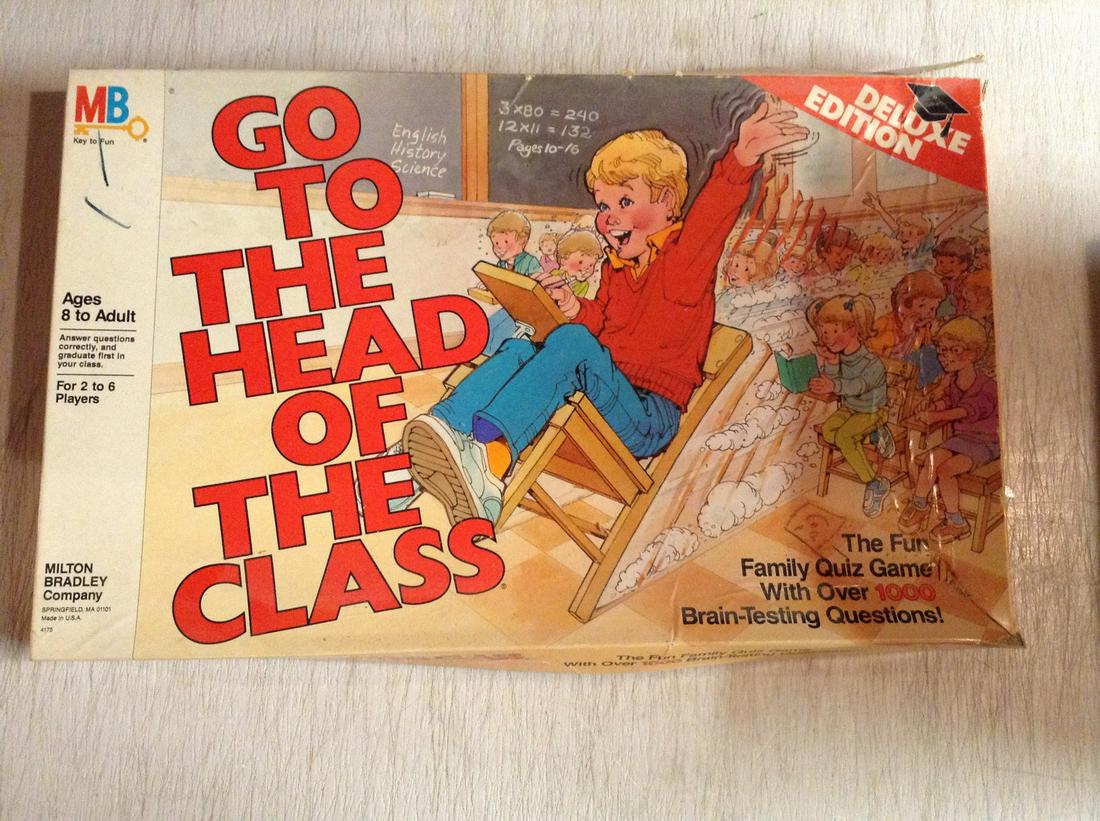 Milton Bradley Go To The Head Of The Class: Milton Bradley Go To The Head Of The Class