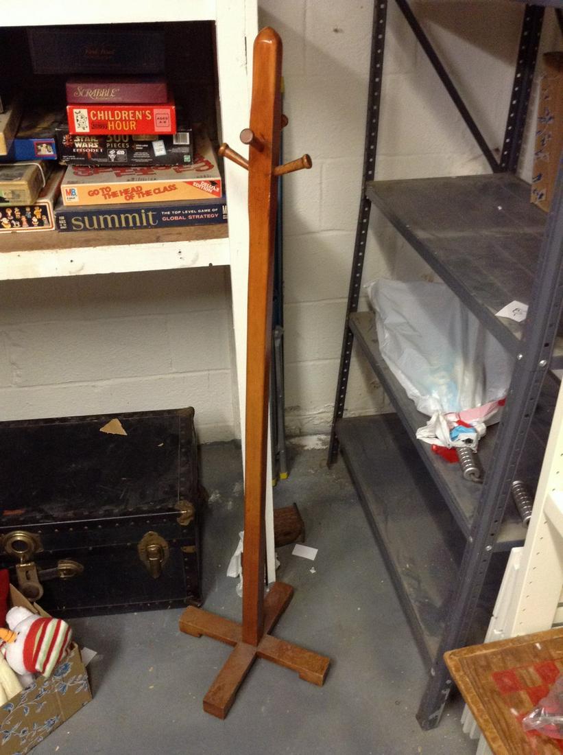 Maple Kids Coat Rack 52 in. Tall (1 of 1)