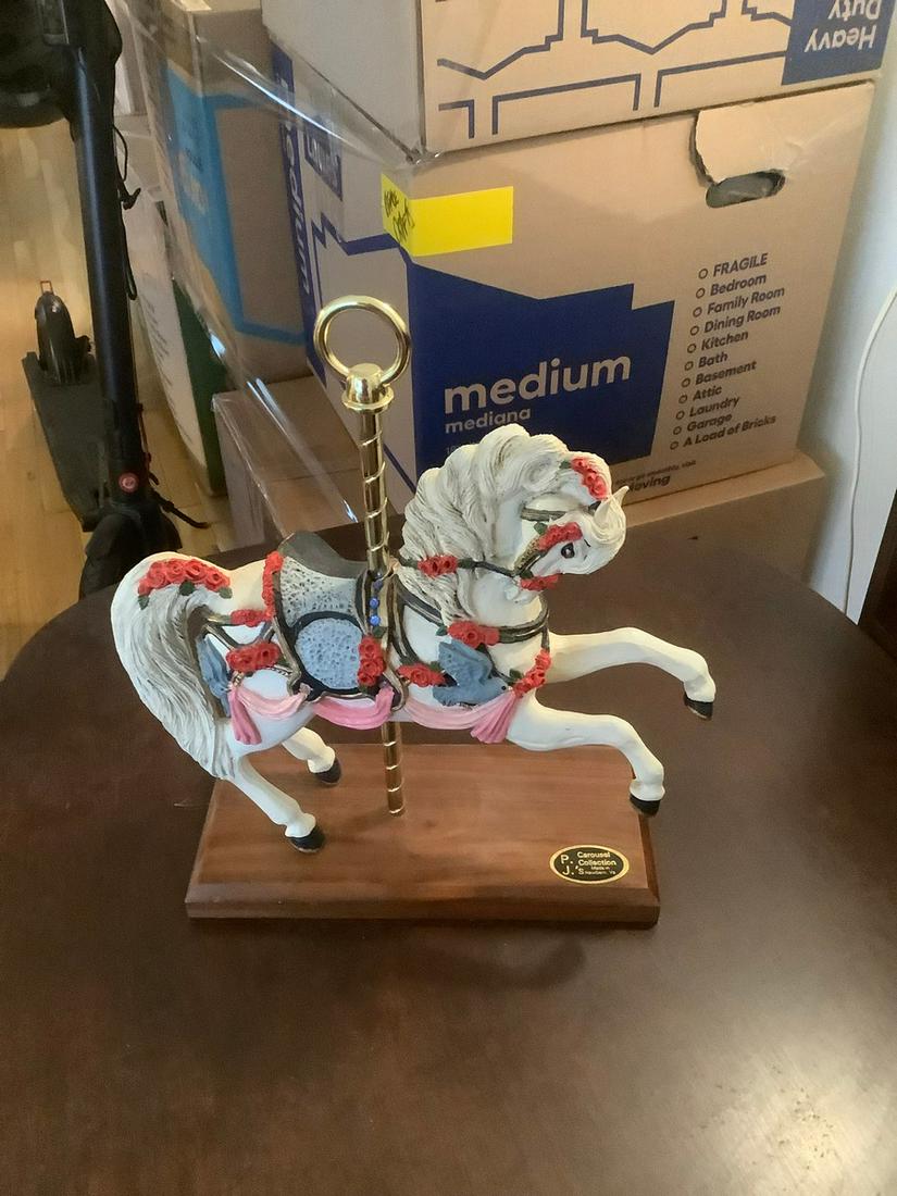 PJ's carousel collection "prancer" 12 inches tall (1 of 1)