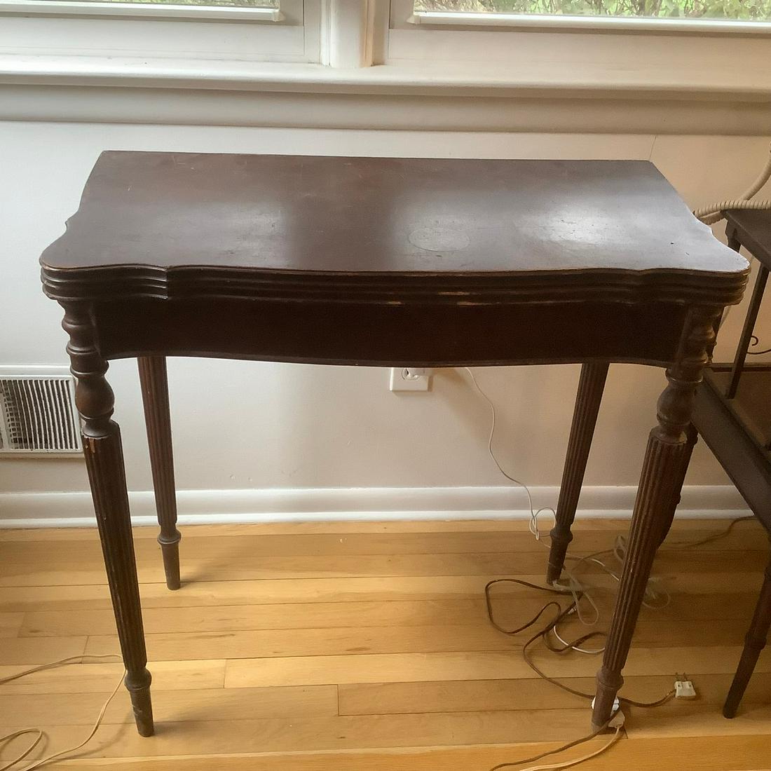 Solid wood side table 29x29 (1 of 1)