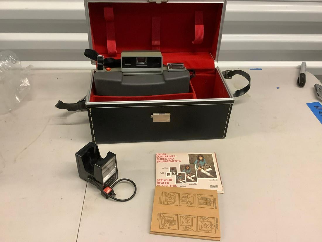 Vintage polaroid 430 camera with case and more (1 of 1)