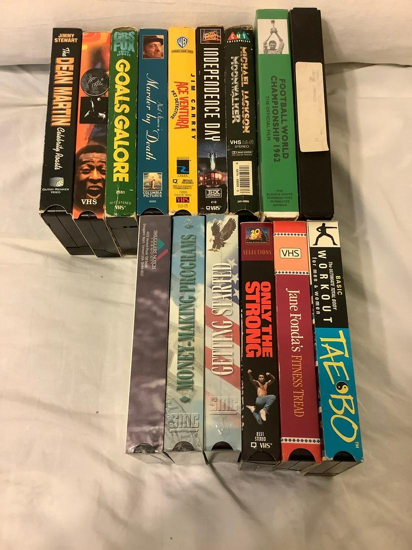 Lot of Various VHS Tapes: Lot of Various VHS Tapes