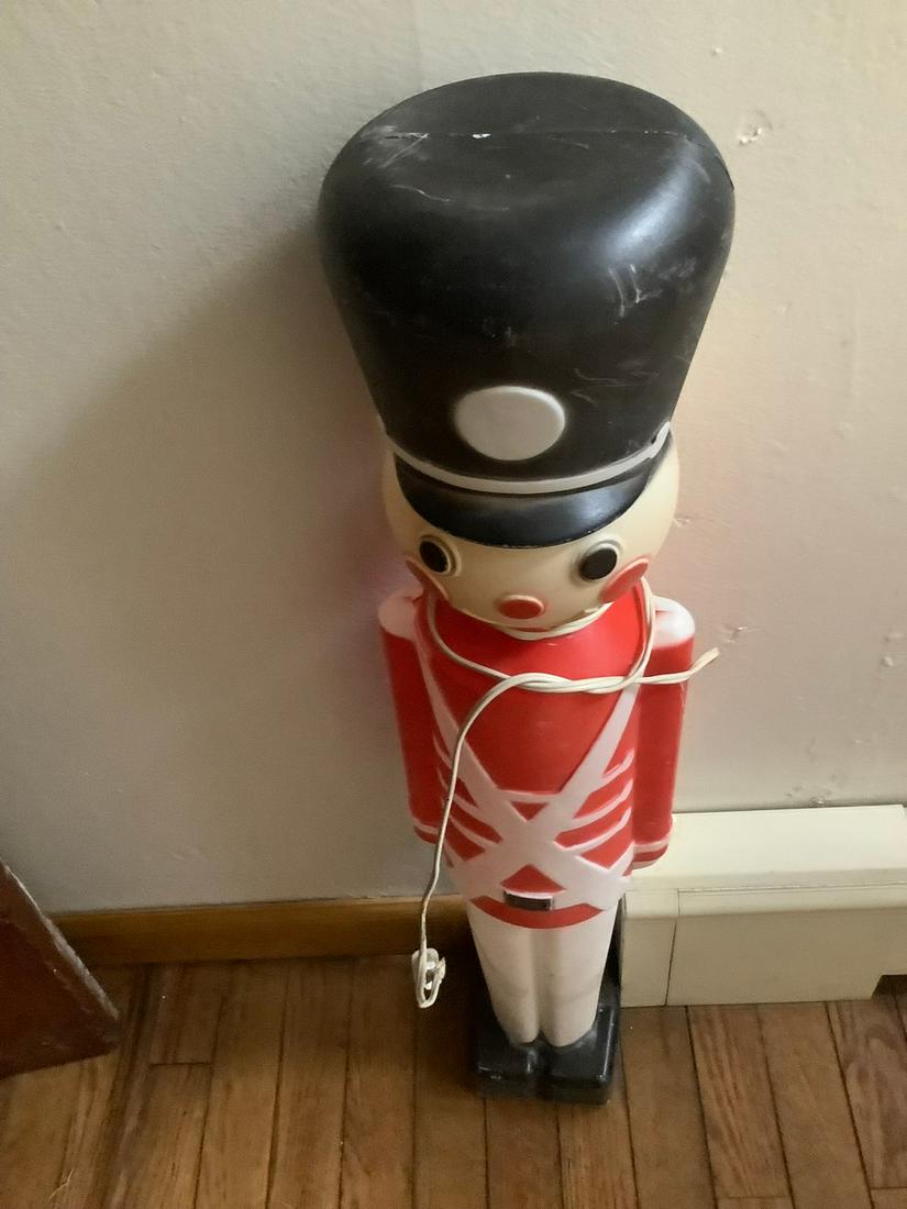 Vintage Plastic Light Up Soldier (1 of 1)