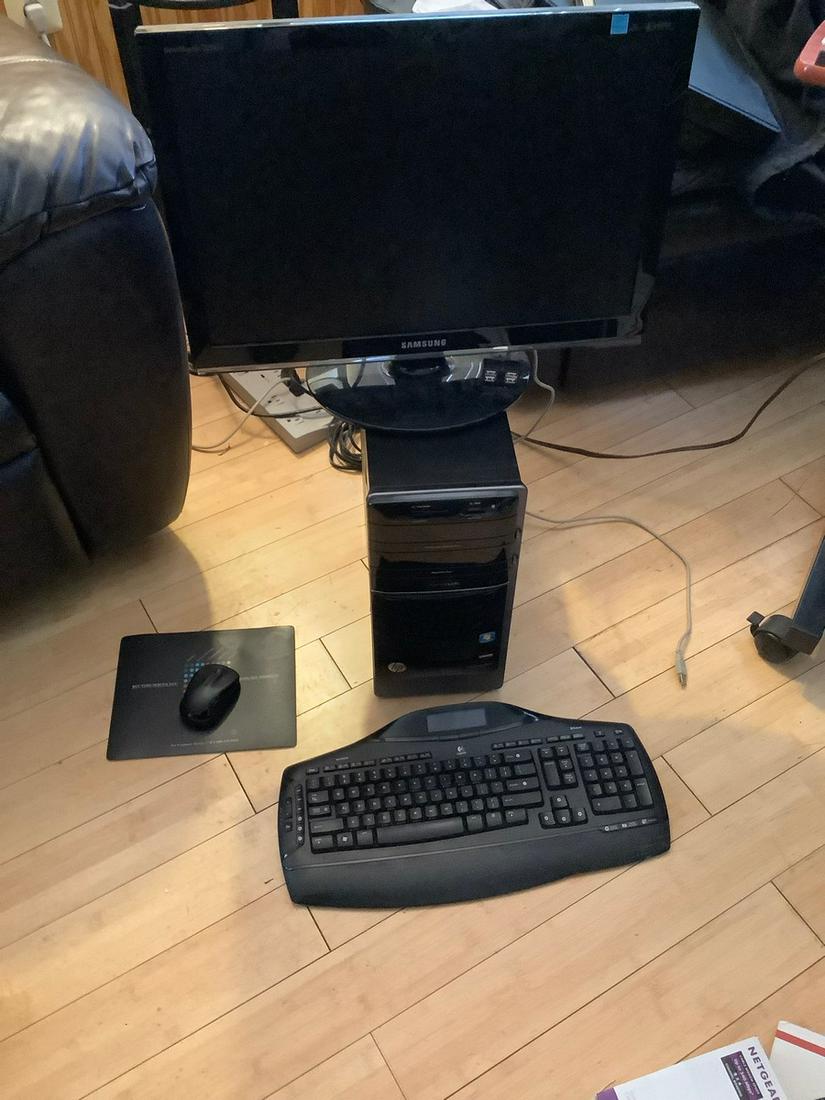 HP Pavilion hard drive, Samsung Monitor and wireless (1 of 1)