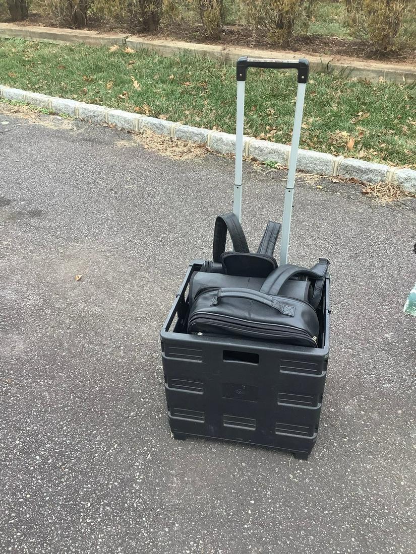 Rolling Cart with Bags: Rolling Cart with Bags