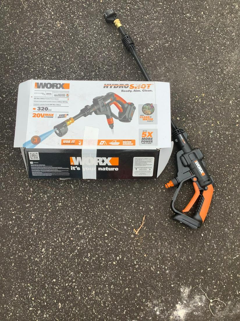 Worx Hydroshot 20v Max Lithium Portable Power Cleaner (1 of 1)