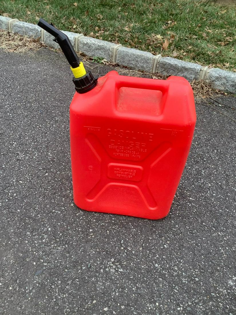 5 Gallon Gas Can (Full of Gas) (1 of 1)