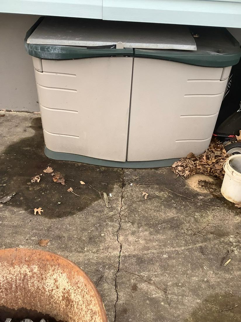 Storage Container with Contents: Storage Container with Contents