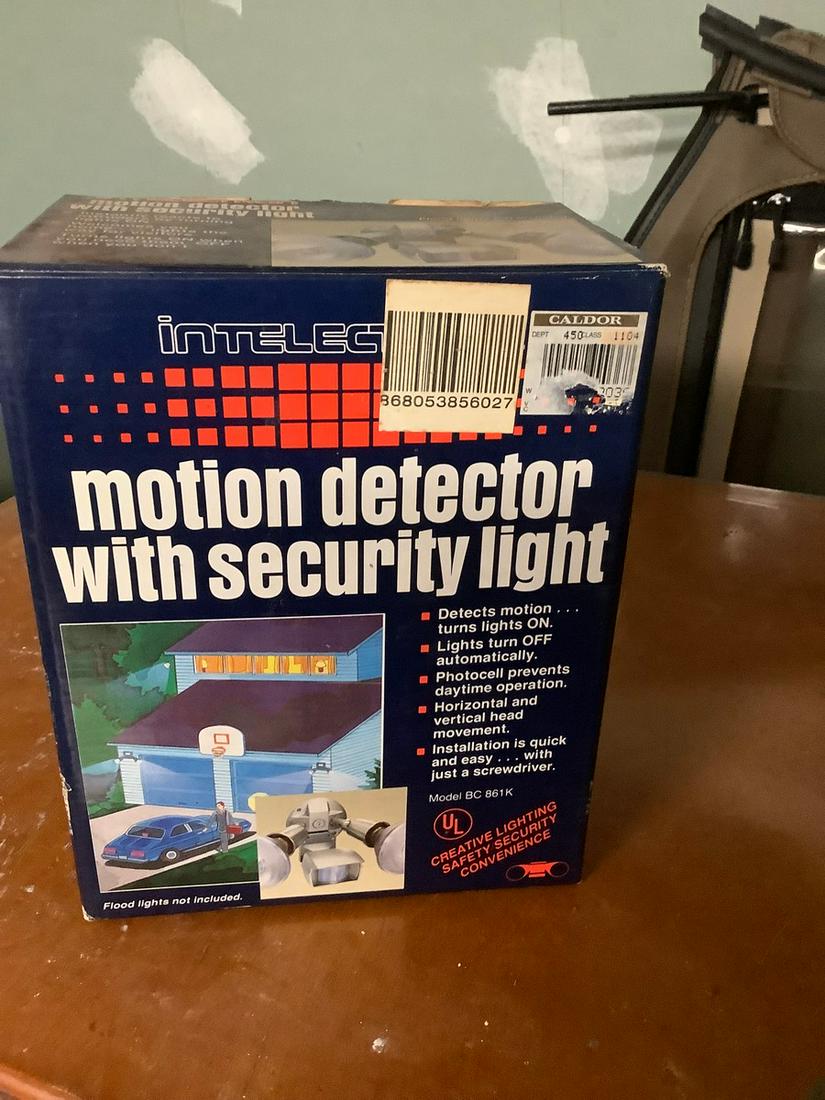 Motion Detector with Security Light (1 of 1)