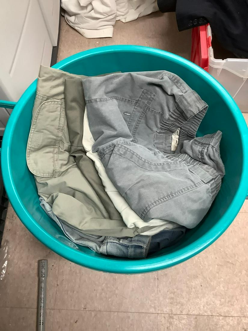 Tub Full of Men's Pants Sizes 36-38 (1 of 1)