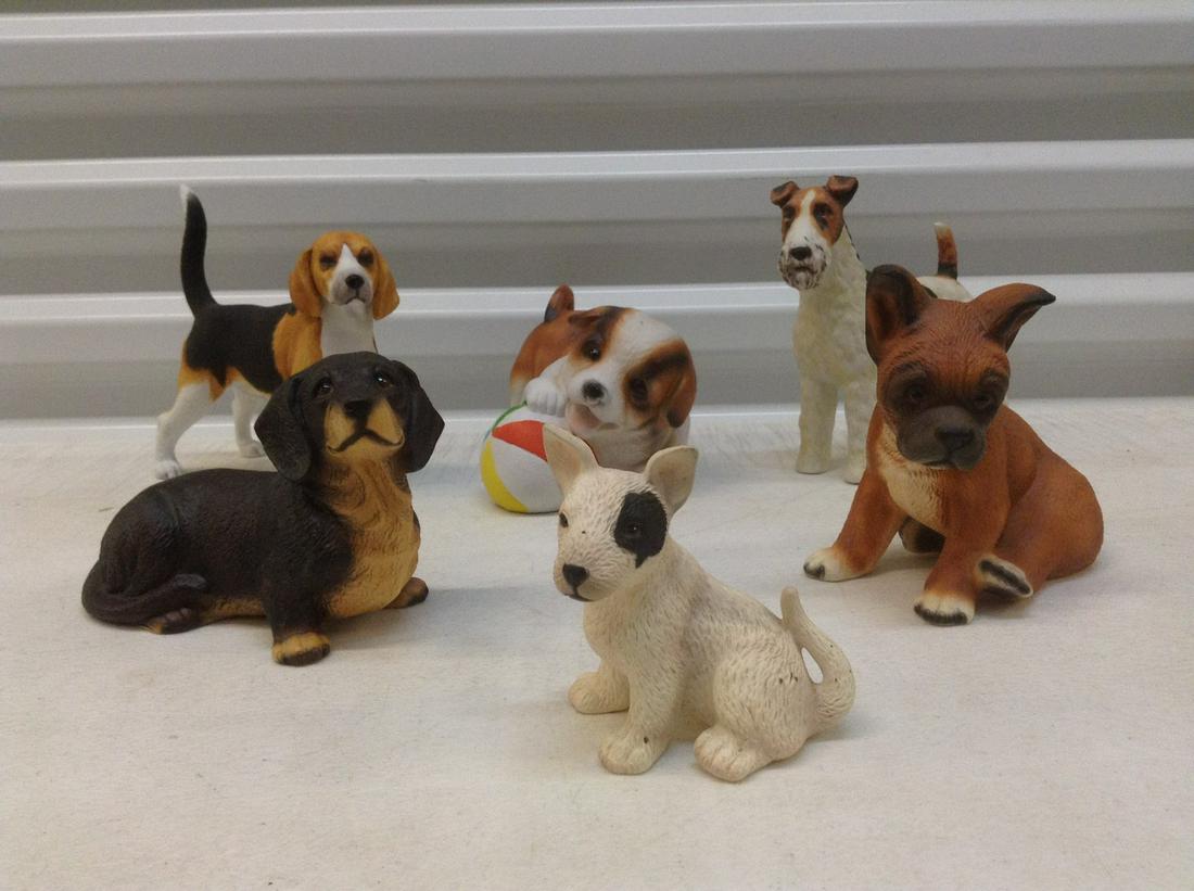 Large dog statues largest 7" (1 of 1)