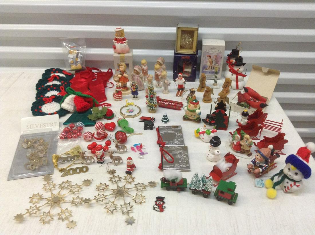 Huge Lot of Vinage Christmas including Goebel W Germany: Huge Lot of Vinage Christmas including Goebel W Germany