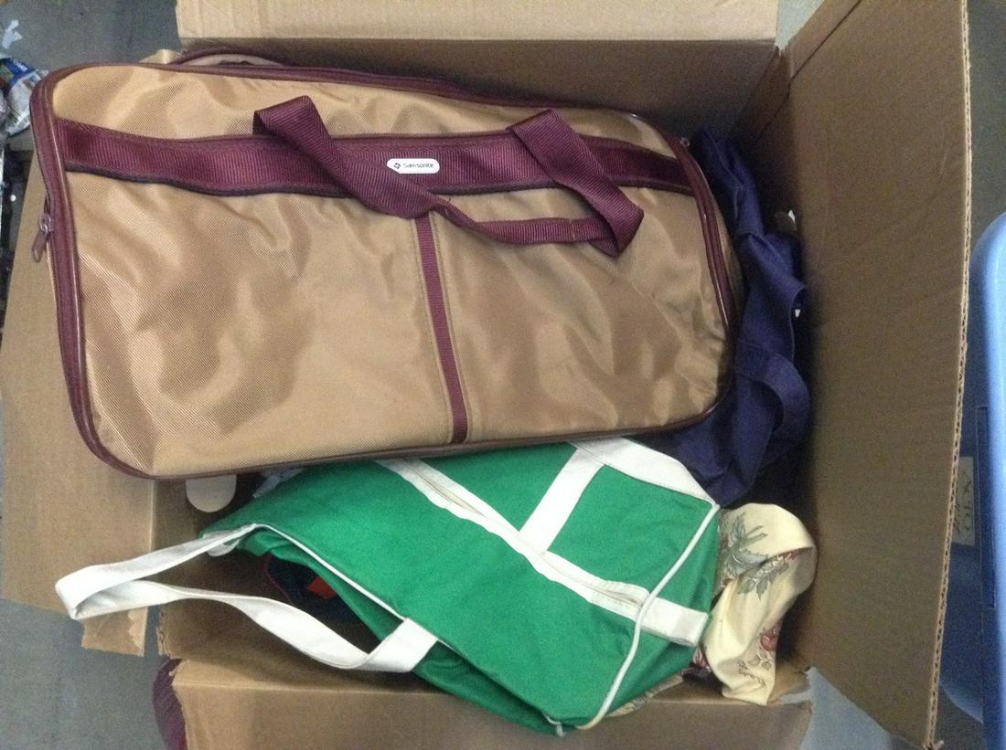 Box Full of Travel Bags Including Samsonite and more (1 of 1)