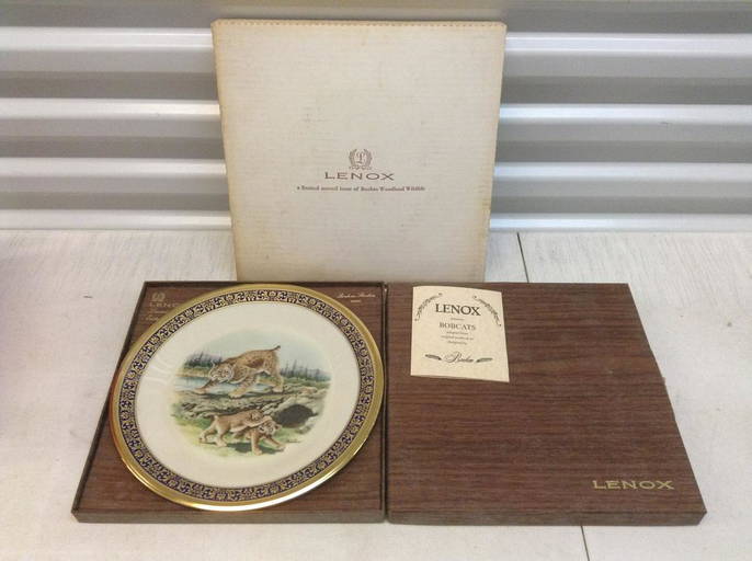 Lenox Collector Plate Bobcats