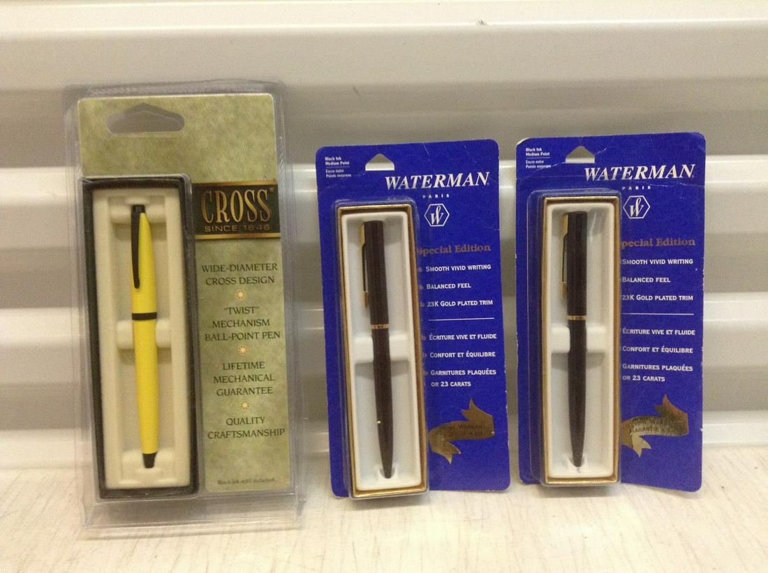Cross and Waterman Pens New in Package: Cross and Waterman Pens New in Package