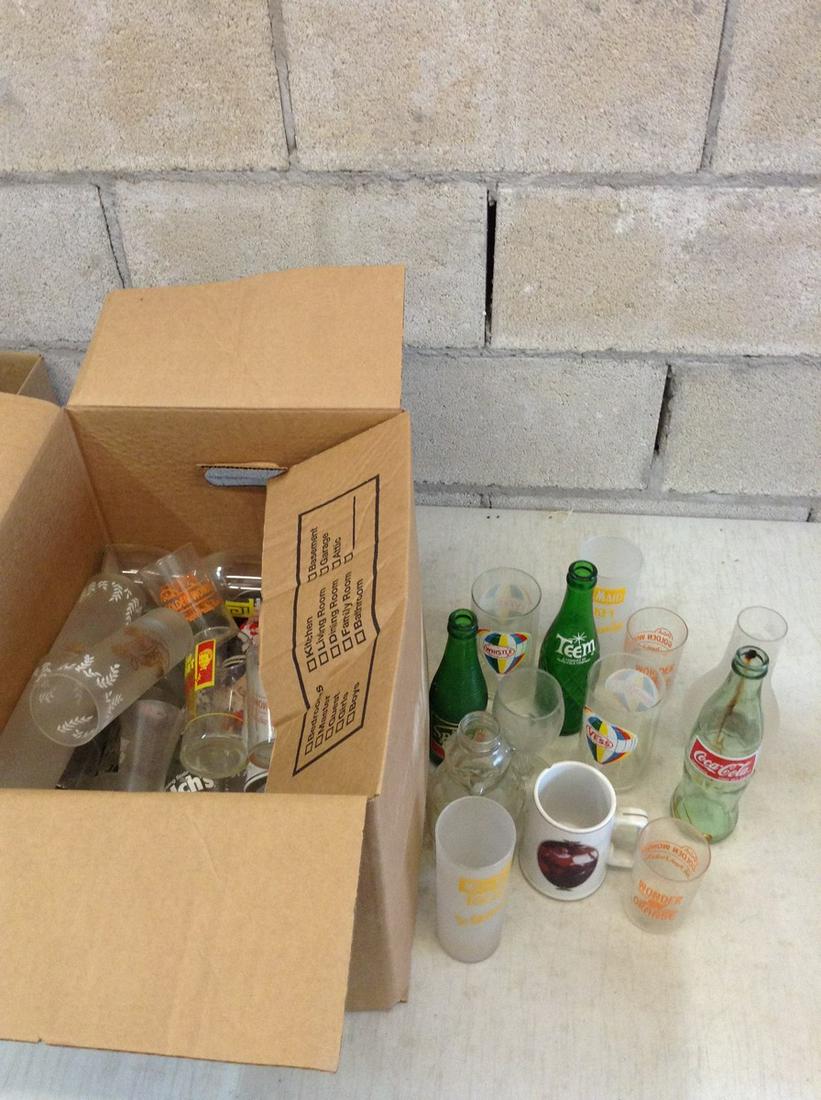 Lot of vintage soda bottles coca cola and more and coca: Lot of vintage soda bottles coca cola and more and coca cola carrier