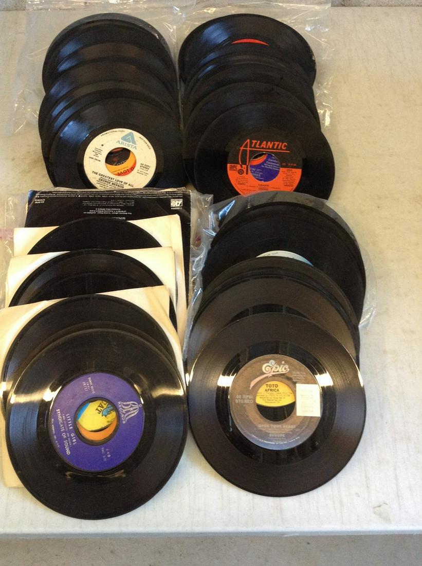 Large Lot of 45 Records Various Artist (1 of 1)
