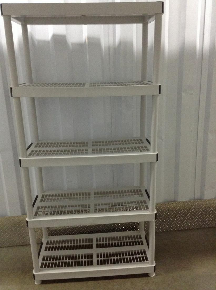 Plastic shelving unit 70 x 36 (1 of 1)