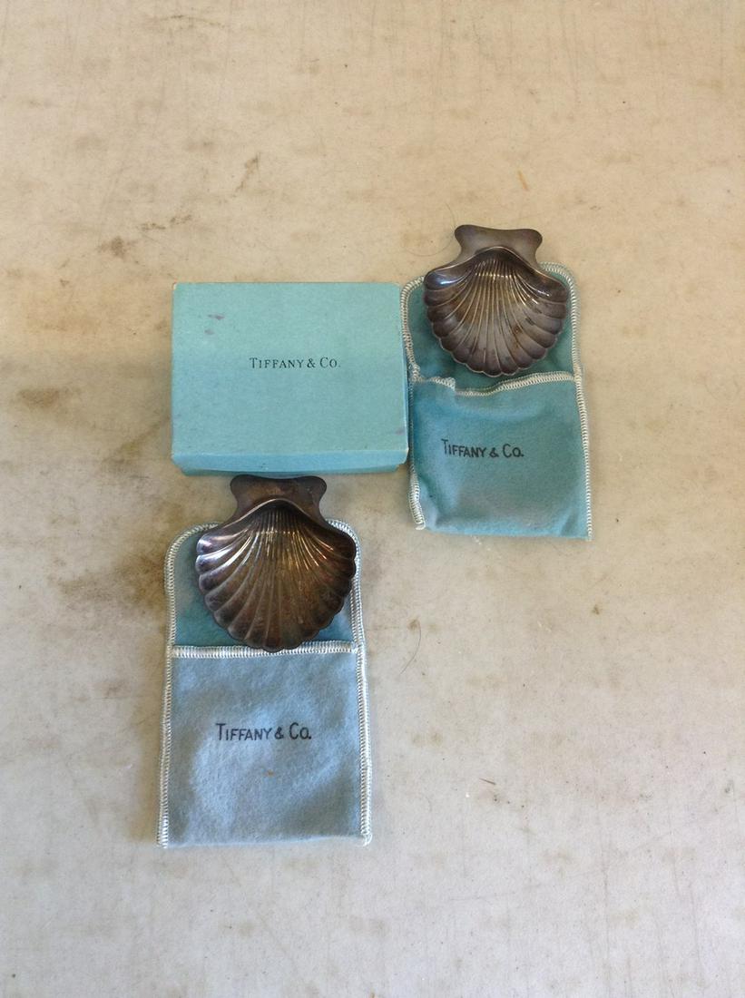 Two Tiffany & Company Silver Shell Trinkets (1 of 1)
