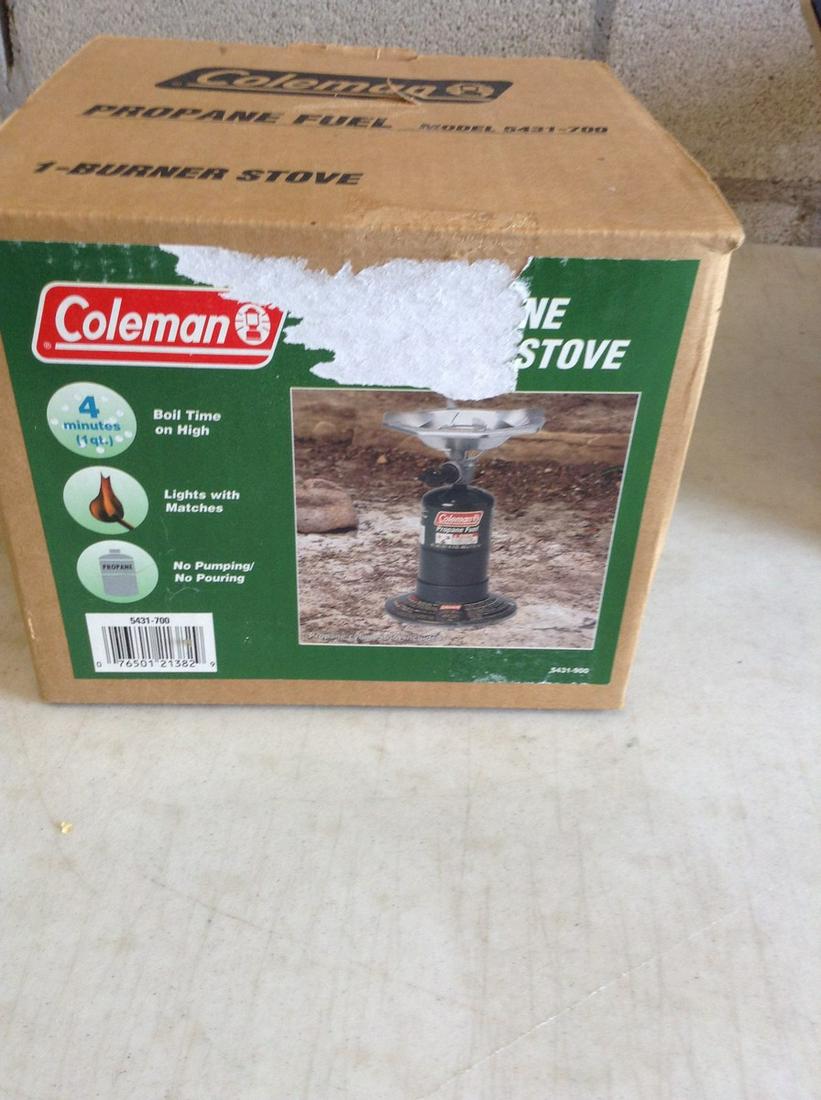 Coleman Propane Fuel 1 Burner Stove  Model 5431-700 (1 of 1)
