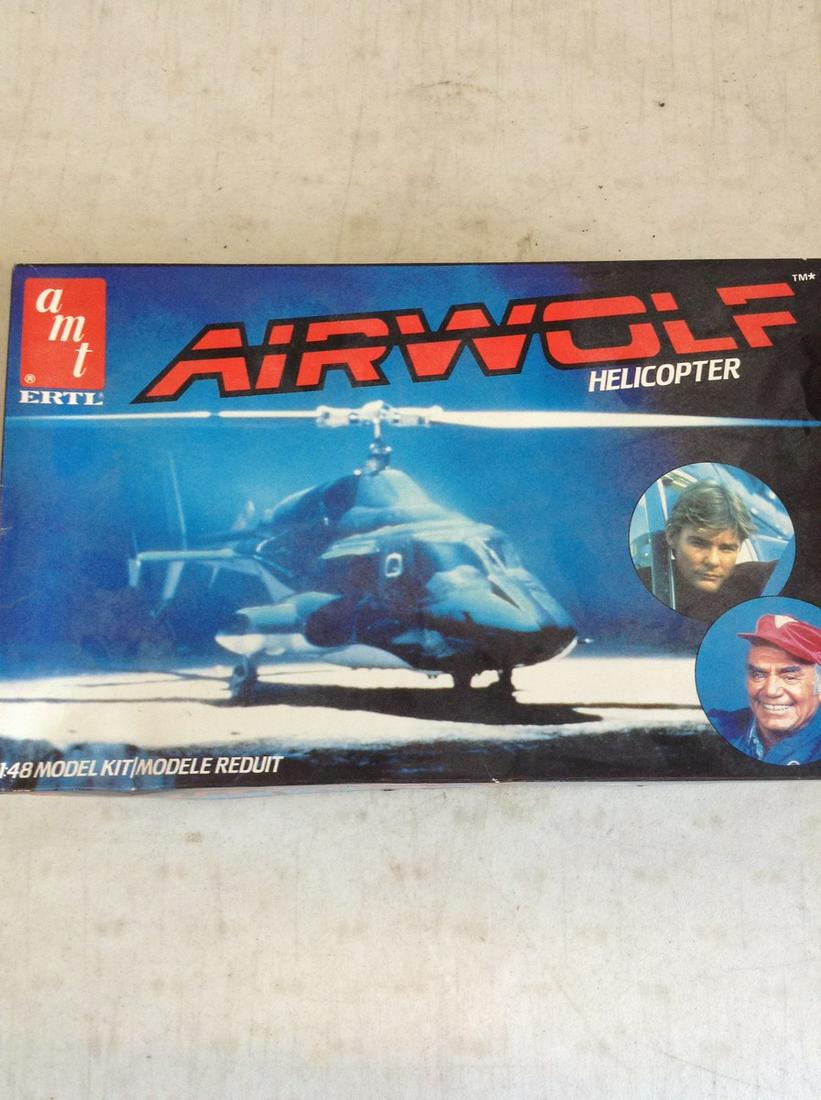 AMT ERTL Airwolf Helicopter Model Kit 148 (0402) on Feb 08, 2022 Emanon Auctions and Estate