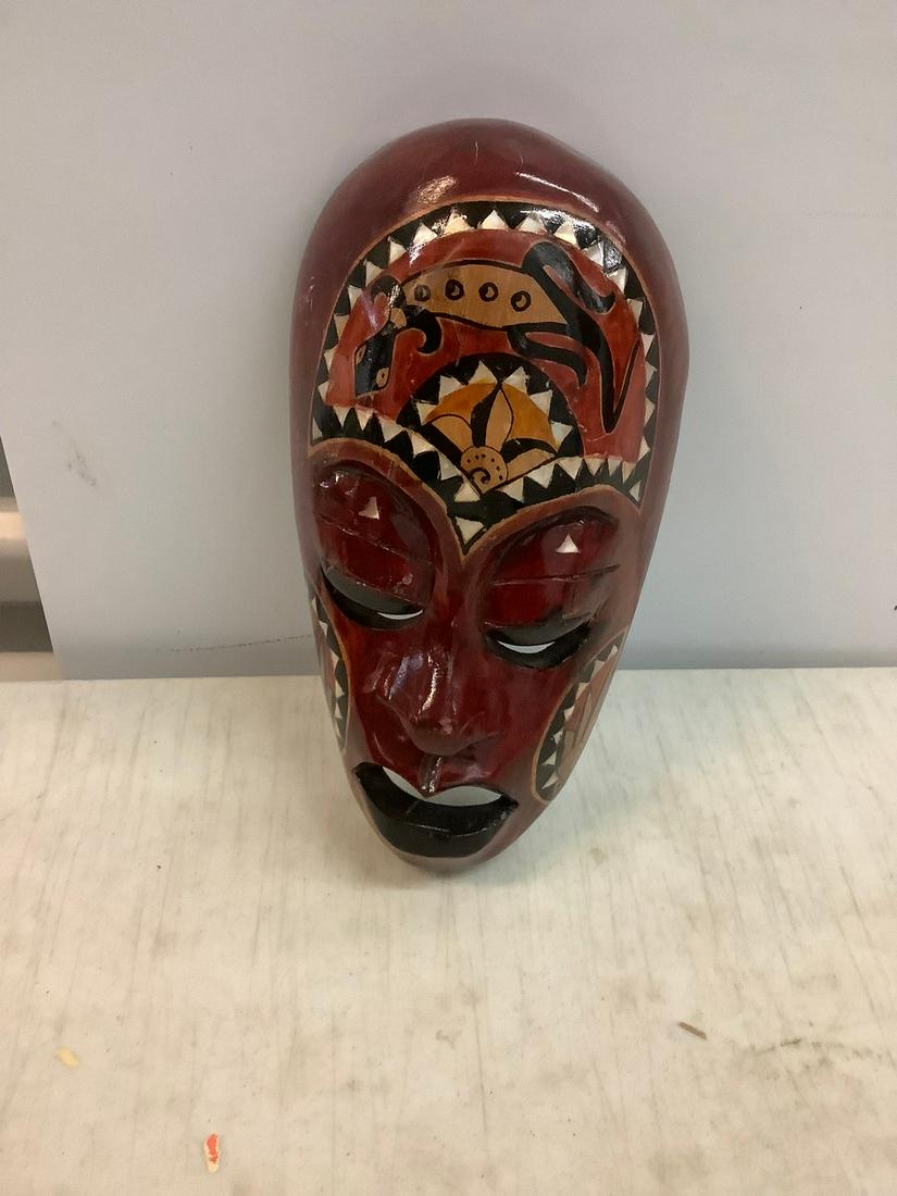 Decorative African Mask 9 in. (1 of 1)