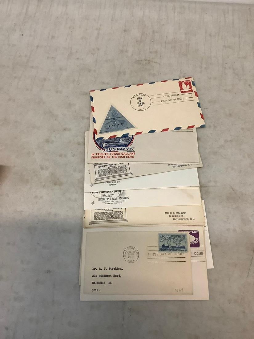 Lot of vintage commemorative envelopes with stamps (1 of 1)