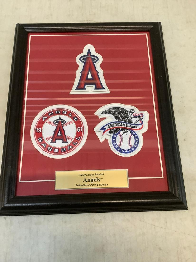 Framed Angels MLB embroidered patch collection (1 of 1)