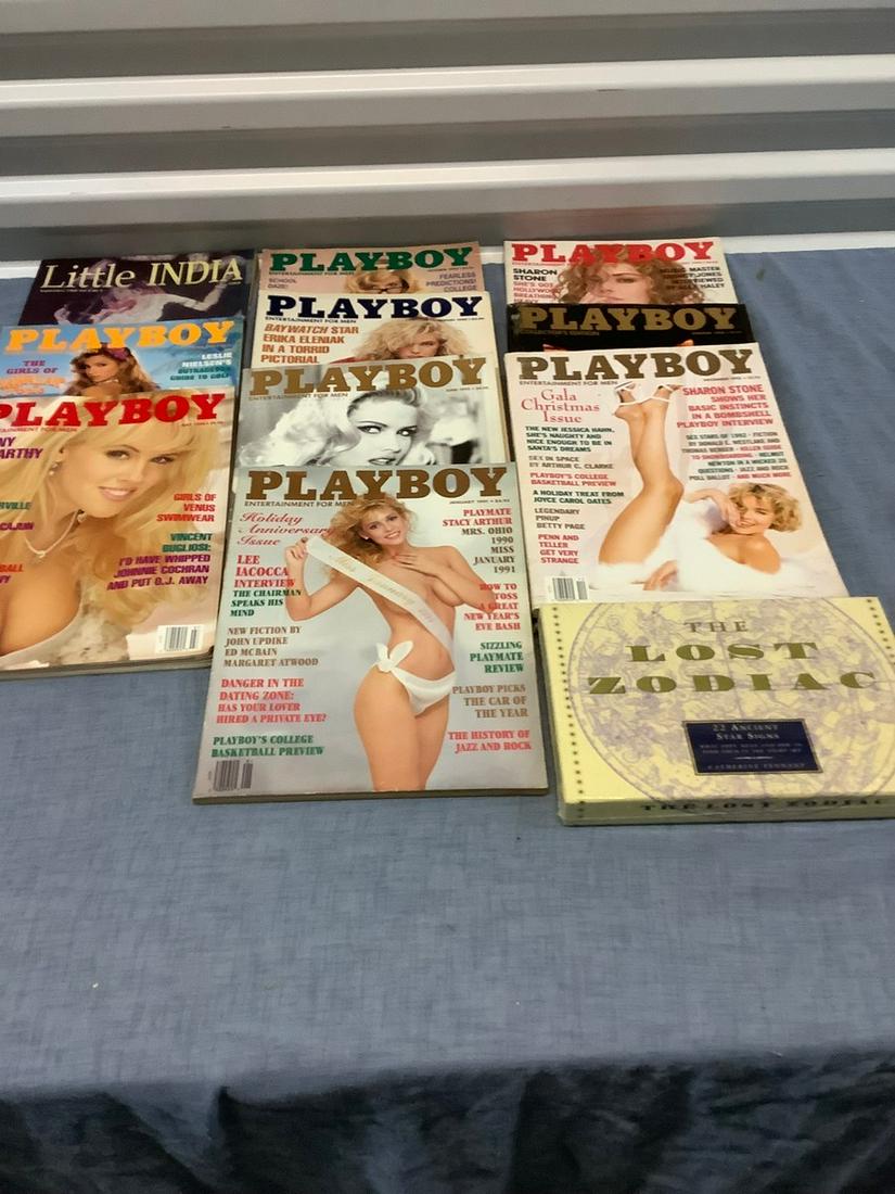 Lot of Vintage Playboy Magazines, The Lost Zodiac 22: Lot of Vintage Playboy Magazines, The Lost Zodiac 22 Ancient Star Signs and More