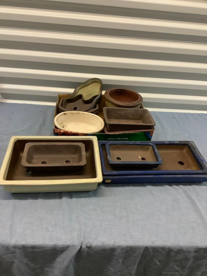 Large Lot of Ceramic Planters (1 of 1)