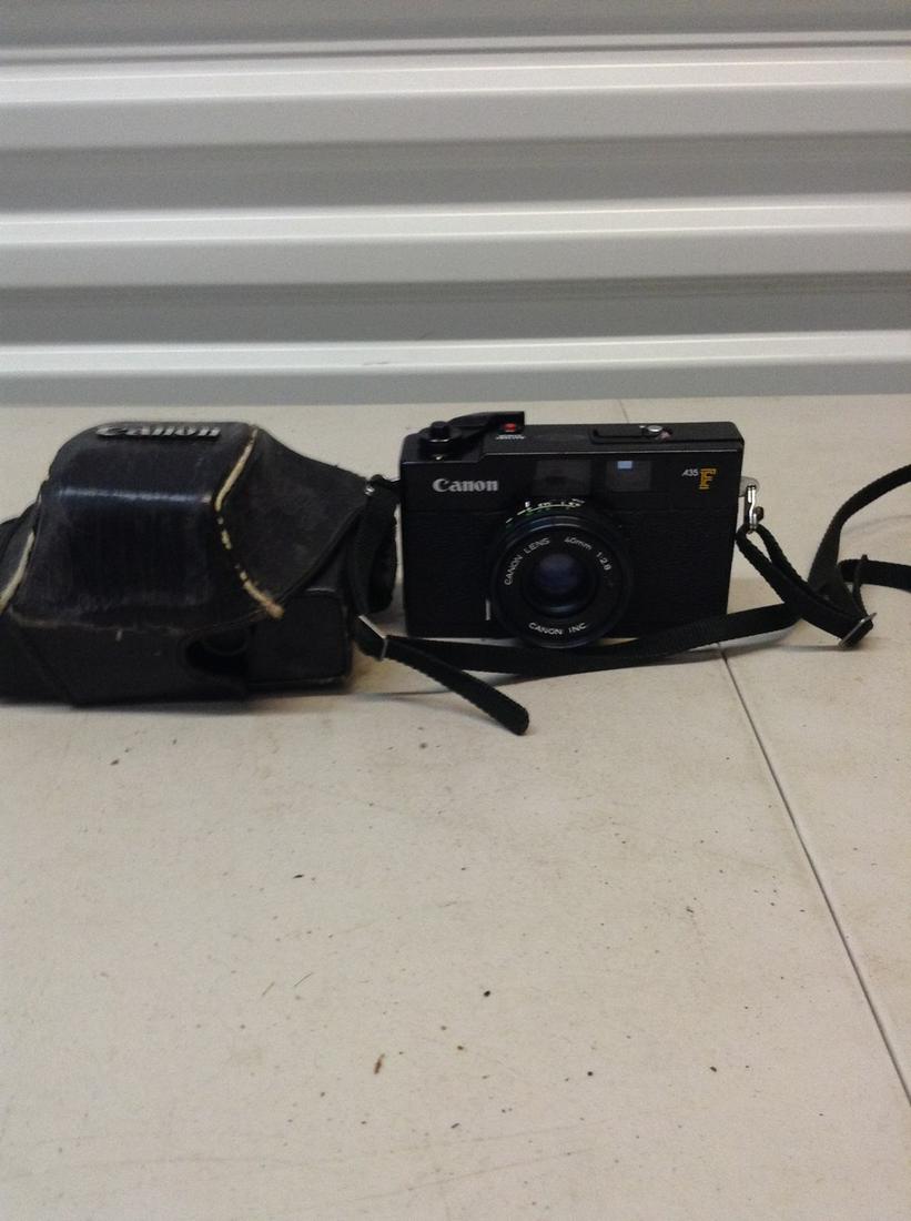 vintage Canon camera with case (1 of 1)