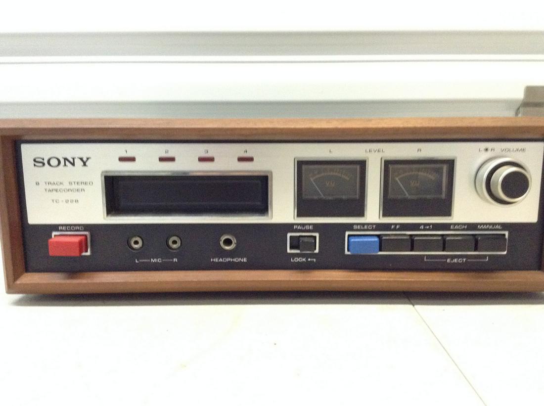 Sony 8 track tapecorder tc-228 (1 of 1)