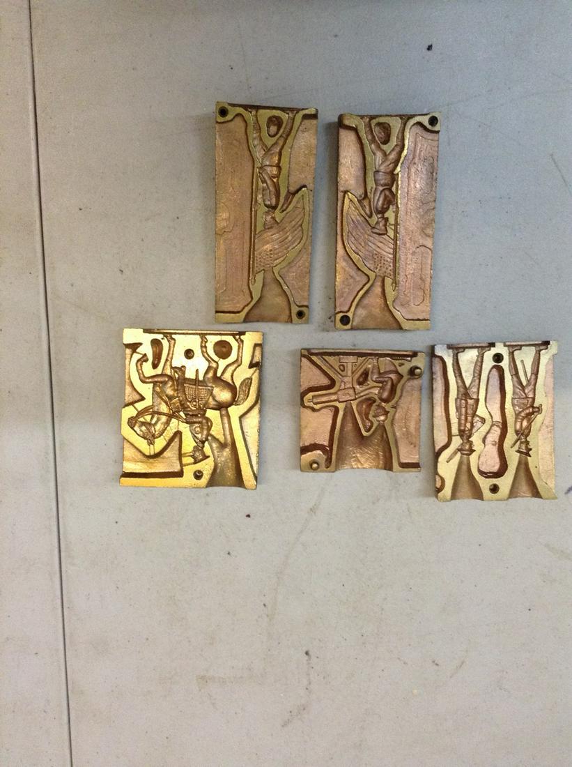 antique molds for lead army figures tallest 4 inches (1 of 1)