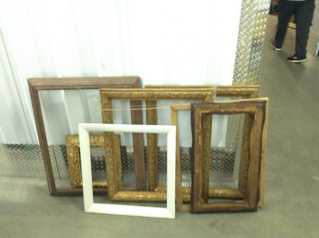 assorted wooden picture frames largest 33x27 inches (1 of 1)