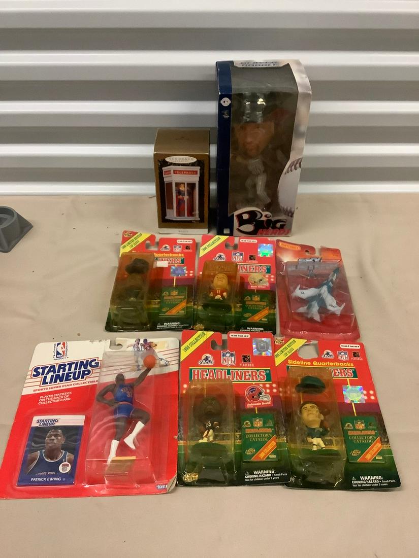 Big Heads Player Bobble Head, Hallmark Superman Light & (1 of 1)