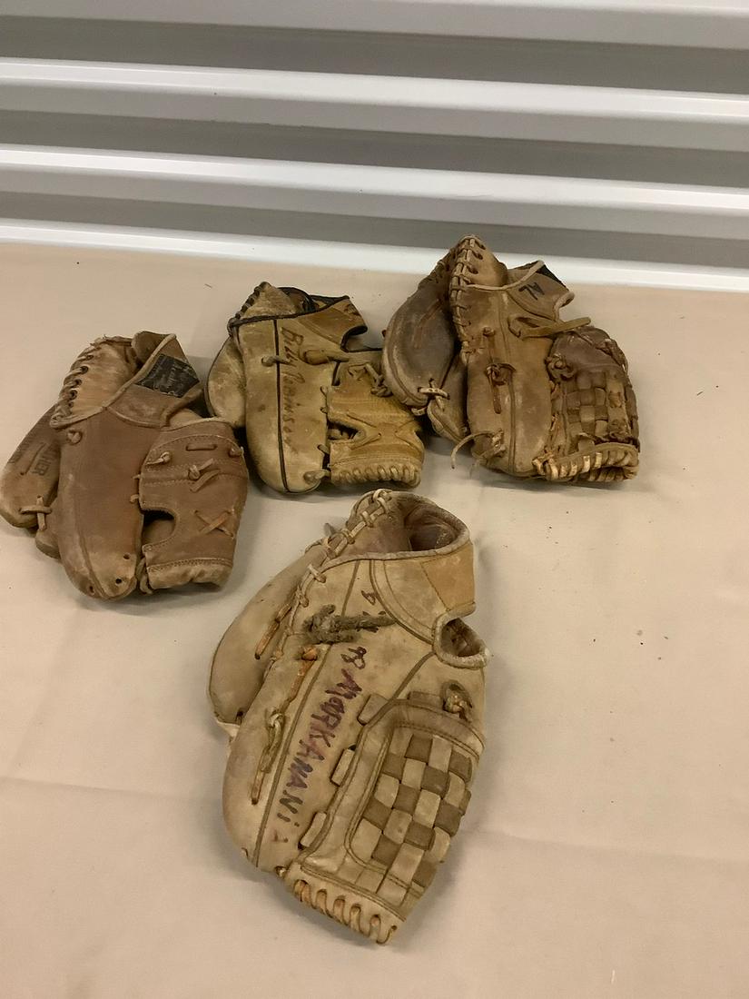 Lot of Baseball Gloves: Lot of Baseball Gloves