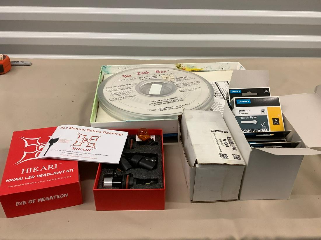 Hikari Led Headlight Kit, Dymo Industrial Labels, Cobb: Hikari Led Headlight Kit, Dymo Industrial Labels, Cobb Ford Focus ST Exhaust Hanger Kit and More