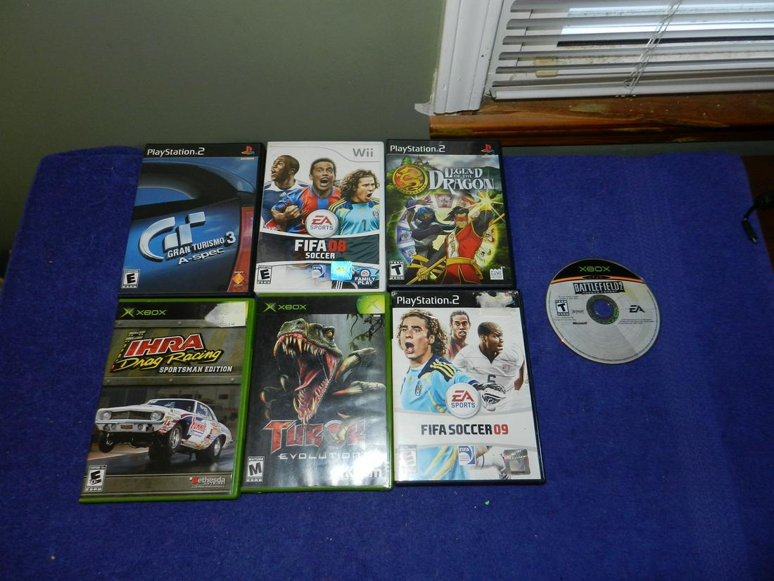 7 Assorted Video Games PS2 XBox Wii (1 of 1)