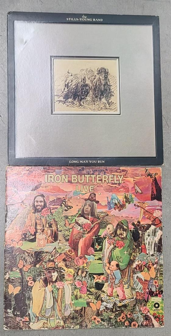 Stills-Young band and Iron Butterfly LPS: Stills-Young band and Iron Butterfly LPS