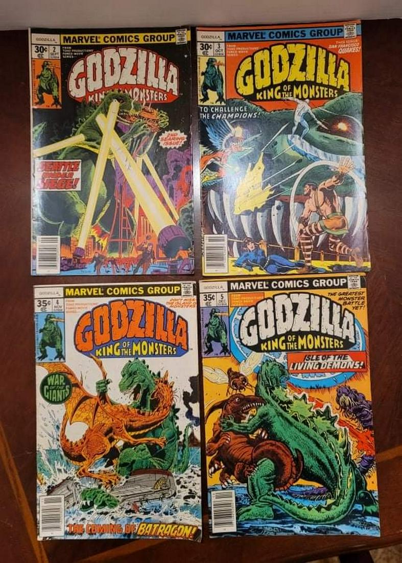 Marvel Comics Godzilla 2 through 5 (1 of 2)